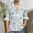 thumbnail image 6 of Dragonfly Mens Long Sleeve Button Down Shirts, Casual Men's Button Up Shirt with Pocket, 6 of 6