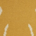 thumbnail image 6 of Mina Victory Lifestyle Woven Antlers Yellow 18" x 18" Area Rug, (18x18), 6 of 6