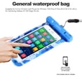 thumbnail image 2 of Funda protectora de bolsas impermeables universales VODOOL para teléfono de 4,0-5,8 pulgadas azul, 2 of 6
