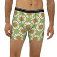 thumbnail image 6 of Sigee Daisies Flowers for Men's Boxer Briefs,Moisture Wicking and Breathable Large, 6 of 9