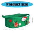thumbnail image 3 of Christmas Present Holder Santa Themed Storage Basket for Bedroom or Living Room Holiday Decoration Gifts Organiser, 3 of 8