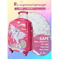 thumbnail image 4 of GURHODVO Valise pour Enfants Valise à Roulettes pour Enfants avec 4 Roues Coque Rigide pour Bébé Voyage (Licorne), 4 of 4