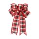 thumbnail image 1 of TQEHS NUEVO lazo navideño de rayas rojas y blancas, lazos para coronas navideñas, decoración del hogar para bodas M T2H8, 1 of 6