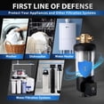 thumbnail image 4 of iSpring WSP50ARJ, certificado NSF, filtro de agua de sedimentos giratorios, tamaño jumbo mejorado, gran capacidad, reutilizable con módulo de descarga automática de pantalla táctil, 4 of 9