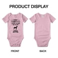 thumbnail image 3 of Sorry I Can't I Have Plans With My Cirneco dell'Etna Love Pet Dog Funny Baby Bodysuit (Pink, 6-12 Months), 3 of 5
