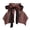 Brown, variant on Women Ruffle Wide Waist Belt Lace-up PU Leather Corset Waistband Wrap Around Cummerbund