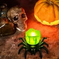thumbnail image 6 of Halloween Tea Lights Candles, Halloween Flameless LED Candle Holder Lights Battery Operated , Spider Tealights Electric Flickering Candle for Halloween Party Decorations, 6 of 6