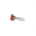 thumbnail image 3 of 2ct Oval Watermelon Tourmaline Silver Ring, Size 5 2OWTSRS53, 3 of 5