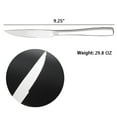 thumbnail image 4 of Hommp 8-Piece Stainless Steel Steak Knives for Chefs Commercial Kitchen, 4 of 10
