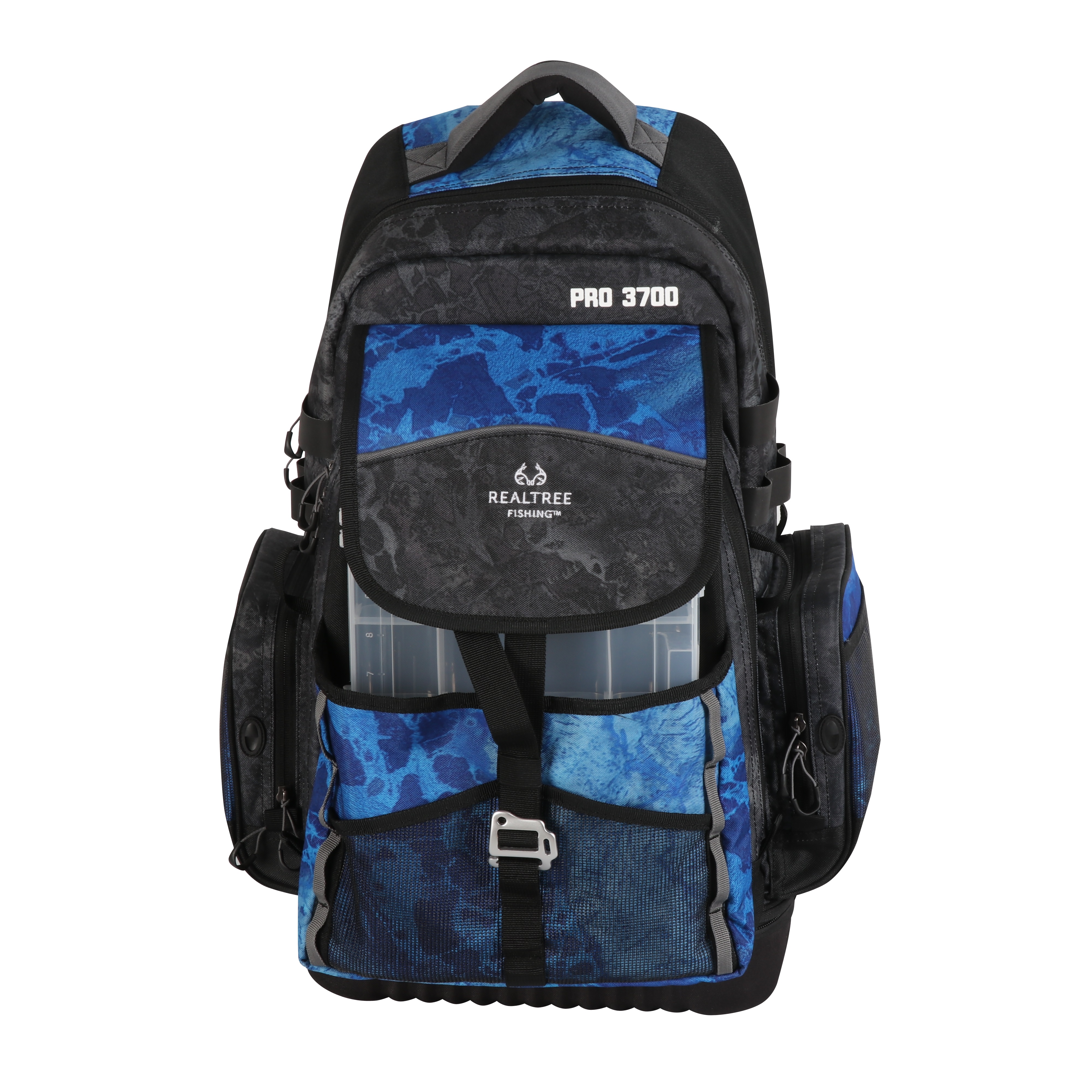 Realtree Large Pro Fishing Tackle Box Storage Backpack, Blue, Adult Unisex, Polyester - image 2 of 8