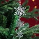 thumbnail image 3 of Decoración colgante de árbol de Navidad Matsuzay copo de nieve Artificial brillante Tipo 1, 3 of 6