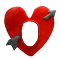 thumbnail image 1 of Funny Red Heart Hat Cartoon Photo Prop Headgear Disfraz Head Warm Cover Headwear Diadema para , niñas, Valentín, Disfraces Macarena Escucha eso, 1 of 6