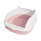thumbnail image 3 of Caja de arena para gatos, bacinilla, marco desmontable, duradera, arenero, bacinilla, inodoro para mascotas, Rosa L, 3 of 9