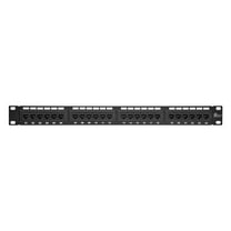 Monoprice 24 Port Cat6 110 Type Patch Panel Black (107253)