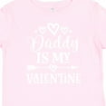 thumbnail image 4 of Inktastic Daddy is My Valentine Girls Girls Baby T-Shirt, 4 of 5