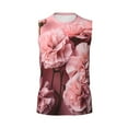 thumbnail image 6 of Picia Delicate Pink Carnations mens Cotton Tank Undershirts , Moisture-wicking Ribbed Tanks, Lightweight Cotton Tank Undershirts-XX-Large, 6 of 8