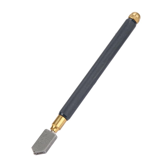 Cortador De Vidrio Con Alimentación De Aceite Herramienta De Corte De Vidrio Con Mango De Metal Profesional Cateissary TO003342-00