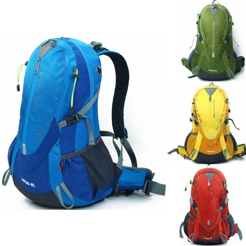 40L Hiking Backpack Outdoor Waterproof Camping Trekking Rucksack Traveling Climbing Backpack Mountaineering Bag with Rain Cover