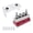 Red, variant on Yachts 600A Nickel Plated Copper Busbar with Flame Retardant ABS Base Suitable for Grounding Safe Electrical Connection