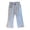 Z-01Light Blue, variant on Ruyang Girls Polka Dot Flare Leggings Kids Cute Slim Pants Thin Cotton High Waist Bell Bottoms Soft Stretchy Trousers