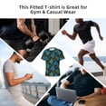 thumbnail image 6 of Bixox Men's Play Game Printed Short Sleeve Skinny Athletic T-Shirt, 6 of 6