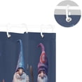 thumbnail image 5 of Coolnut Shower Curtain Christmas Gnomes Bathroom Decor Watercolor Shower Curtain Sets Fabric Cloth Bathroom Curtains with Hooks 60x72 Inch, 5 of 6