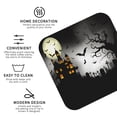 thumbnail image 4 of Disketp Happy Halloween 9 Funny Coasters,6 Pcs Leather Coasters With Holder, Perfect Housewarming Hostess Gifts,Protect Furniture From Water Marks Scratch And Damage, 4 of 9