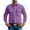 Purple, variant on BXINGOHAI Mens Button Up Shirts Long Sleeve Button Down Shirts with Two Pockets Work Shirts for Men Light Blue M