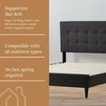 thumbnail image 4 of Rest Haven Ells Square Tufted Upholstered Bed, California King, Charcoal, 4 of 6