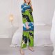 thumbnail image 3 of Balery Grazing Cows Mountain View Conjunto de Pijama con Estampado para Mujer, Conjunto de Dos Piezas con Manga Larga, Ropa de Dormir Suave con Bolsillos, Pijamas Cómodos-X-Large, 3 of 7