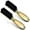 Gold, variant on 2 Pieces Barber Blade Cleaning Brush Hair Clipper Brush Nail Brush Tool for Cleaning Clipper