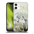 thumbnail image 1 of Head Case Designs Officially Licensed Simone Gatterwe Horses White On The Beach Soft Gel Case Compatible with Apple iPhone 12 Mini, 1 of 7