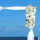 thumbnail image 5 of Paneles de pared de flores Paneles de pared artificiales 3D, arreglos florales de rosas de seda, artesanías florales para boda, Día de San Valentín, decoración de Blanco A 50cmx22cm Fanmusic Paneles de pared de flores, 5 of 7