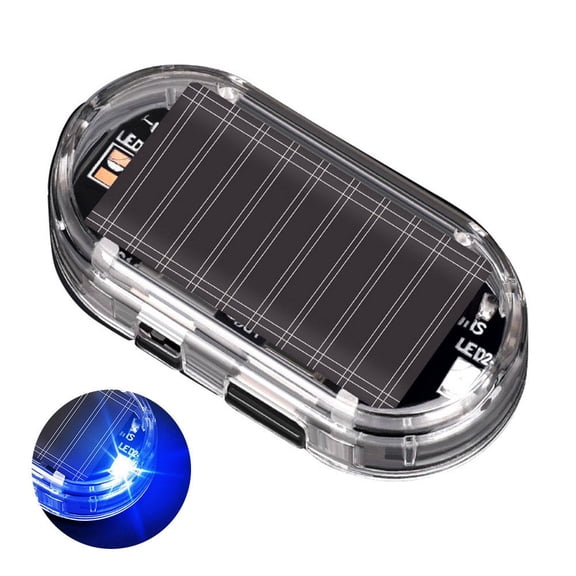 Wireless Solar Car Lights - Universal Fit, Waterproof LED Breathing Strobe with Mini Design for Multiple Uses