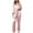 06_Pink, variant on HNMKIU Women's Fashionable Pajama Sets for Women 2 Piece Silk Satin Pajama Set Long Sleeve Button Down Casual Suit with Pants Loungewear 06_Sky Blue,M