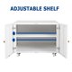 thumbnail image 3 of QinaQin Mueble metálico para impresora de oficina en casa, gabinete móvil con 2 puertas y repisa ajustable para organizar equipo y suministros, 3 of 8