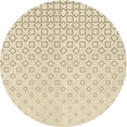 thumbnail image 1 of Ahgly Company Machine Washable Indoor Square Transitional Moccasin Beige Area Rugs, 3' Square, 1 of 7