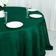 thumbnail image 6 of BalsaCircle 132" Hunter Green Crinkled Accordion Taffeta Round Tablecloth Wedding Party Events Decorations Supplies, 6 of 8
