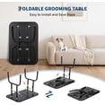 thumbnail image 5 of ChaoLink 36inch Foldable Pet Grooming Table for Dogs with Height Adjustable Arms and Mesh Tray, 5 of 9