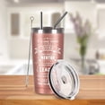 thumbnail image 2 of Boss Gift for Women Men Tumbler Cup with Lid and Straw Funny Christmas Birthday Appreciation Gifts Coffee Cup 20 oz Double Wall Vacuum Insulated Stainless Steel Travel Mug Tumbler, 2 of 6