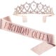 thumbnail image 2 of Decoraciones para fiesta de CUMPLEAÑOS Correa de hombro para CUMPLEAÑOS Traje de corona Cinturón de etiqueta para REINA DE CUMPLEAÑOS, 2 of 2