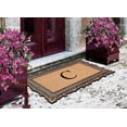 thumbnail image 3 of A1HC Natural Rubber & Coir 24x36 Monogrammed Doormat For Front Door, Anti-Shed Treated Durable Doormat for Outdoor Entrance, Heavy Duty, Low Profile, Easy to Clean, Long Lasting Front Porch Entry Rug, 3 of 7