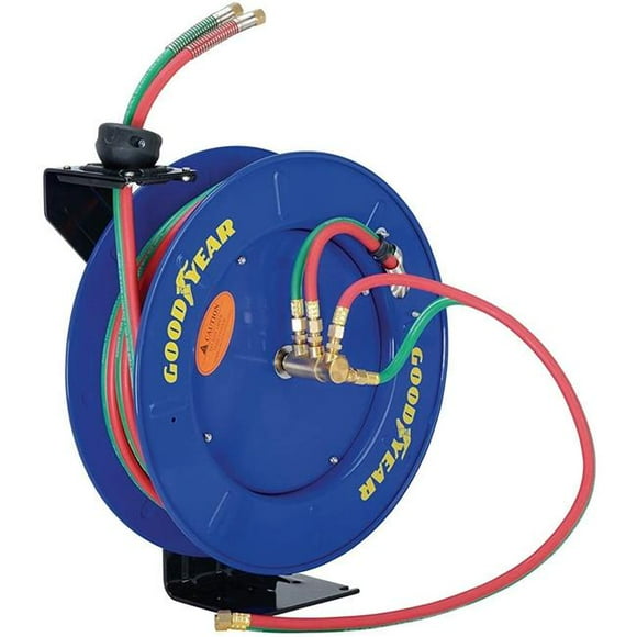 Goodyear TRI-W8081522G 0.25 in. x 50 ft. Retractable Welding Hose Reel