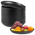 thumbnail image 1 of 18 PCS Wheat Straw Plates, 8.9 Inches Lightweight Unbreakable Deep Dinner Plates, Reusable Plastic Plates Microwave Safe Plates for Restaurant Party Home, 1 of 6