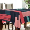 thumbnail image 5 of Yayeee Tablecloths 60" x 60" Rectangle Wrinkle Resistant Party Table Cover, Pink Geometric, 5 of 8