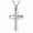 Silver, variant on Personalize Crystal Cross Urn Necklaces for Ashes Women / Men / Human / Pet Urn Pendant Memorial Keepsake Ashes Holder