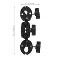 thumbnail image 2 of Raindrops Motorcycle Action Camera Mount with Compact Design Plastic 1Pcs, 2 of 8