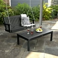 thumbnail image 2 of Highwood 4ft Lehigh Porch Swing with 1 Coffee Table - Outdoor, Eco-friendly, Synthetic Wood, 2 of 7