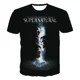 thumbnail image 3 of Camiseta de manga corta con estampado 3D sobrenatural, camisetas casuales de moda de drama televisivo de terror, camisetas de gran tamaño para hombres y mujeres, 3 of 5