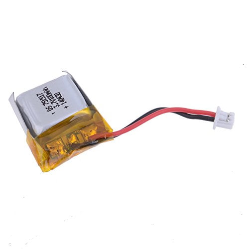 HobbyFlip Li-Po Battery Power Pack 3.7v 100mAh 18x15x7mm 2.75 grams Compatible with Hero RC World Mexico Micro